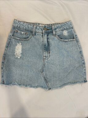 Denim Mini Skirt